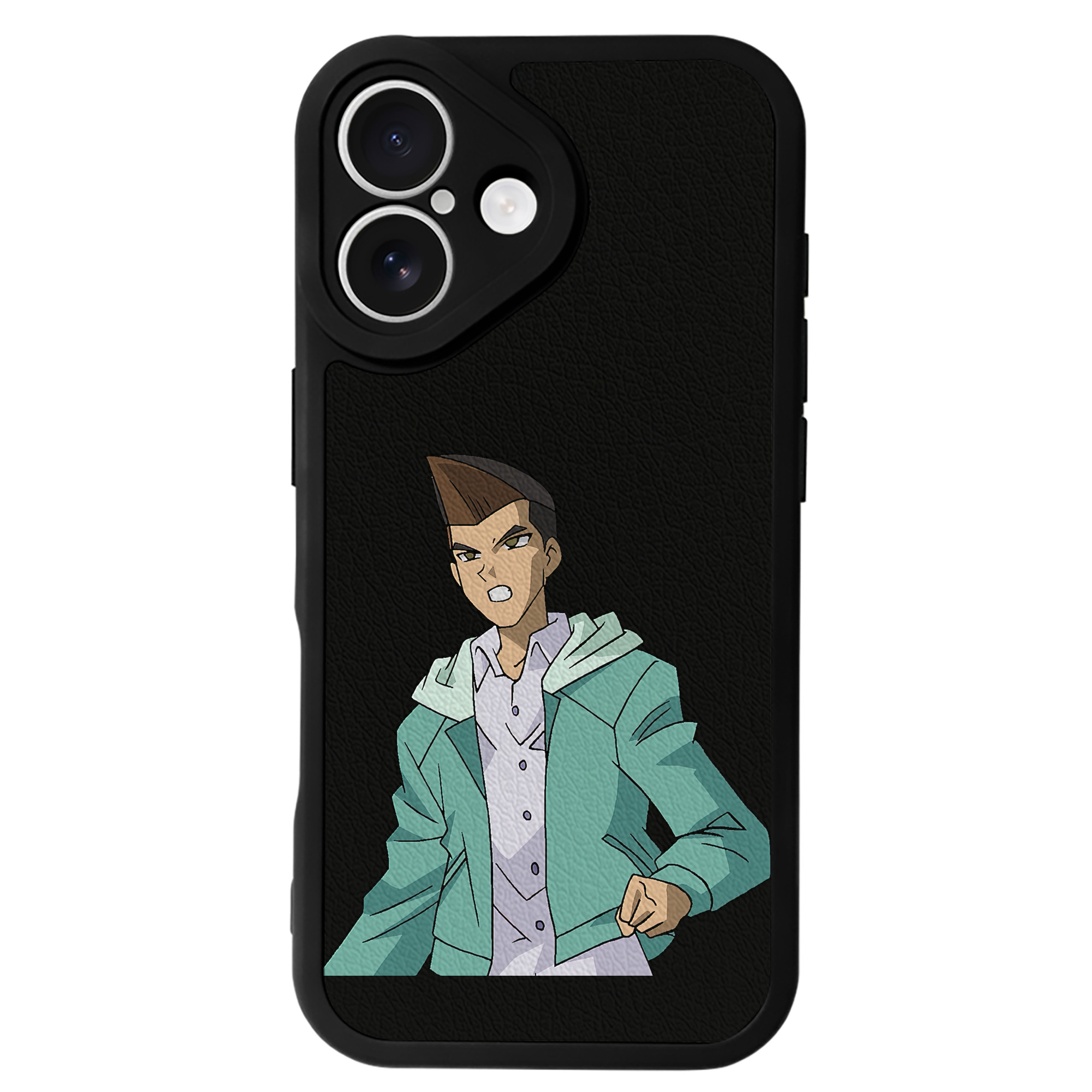 遊☆戯☆王 Yu-Gi-Oh! 【iPhone 16シリーズ対応】シリコンスマホケース（レザー調） 材質：シリコン